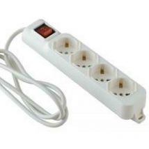 Mcair - multipresa universale 10/16a 4bip/scuko 10a&43t presa multifunzione ciabatta ofmpr4uint10a