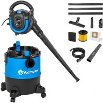 Vacmaster VBVB1223PF Secco e bagnato, Aspirapolvere liquidi e Solidi,1200W 23L,Soffiatore Estraibile,per Casa, Auto e Giardino