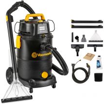 Vacmaster - VK1330PWR 1300W 30L Aspirateur Eau et Poussière 3-en-1 Nettoyeur Multi-Surfaces pour Tapis Moquettes Tissus d'ameublement Escaliers et