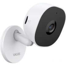 Vacos Cámara de seguridad inalámbrica con 1080p Full hd, visión nocturna, cámara interior con WiFi para bebé / mascota / niera / oficina, audio