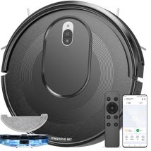 Vactidy Cleanova W7-aspirateur Robot Laveur-4000pa-55db Silencieux-120 Min Autonomie-surface Couverte 120m2-anti-poils-connecté Alexa/app/ifttt
