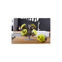 Vacu Vin - Popsome Set 6 Contenitori Portaspezie Popsome, Con Supporto Ad Albero