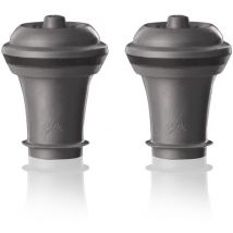 Vacu Vin Tappi per Il Vuoto Salvavino, Set di 2 - Grigio