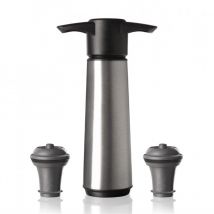 Vacuvin - vacu vin Vacu Vin Pompe Acier Brossé + 2 Bouchons (6492606)