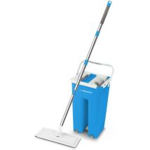 Hope Mop Mop with Bucket EHS004 Blue White Microfibre, Mop with Wringer