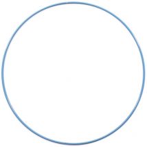 Anello Metallico per Lavori d'Artigianato, Blu, ø 25 cm x 3 mm, per Acchiappasogni, Anello Ghirlanda per Wall Hanging, Uncinetto, Decorazioni