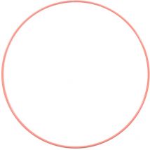 Vaessen Creative - Anello Metallico per Lavori d'Artigianato, Rosso Mattone, ø 25 cm x 3 mm, per Acchiappasogni, Anello Ghirlanda per Wall Hanging,