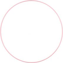 Anello Metallico per Lavori d'Artigianato, Rosa Chiaro, ø 25 cm x 3 mm, per Acchiappasogni, Anello Ghirlanda per Wall Hanging, Uncinetto, Decorazioni