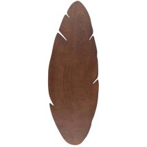 Wandleuchte, Wandlampe Innen "lehti" Aus Holz Für Wohnzimmer & Esszimmer Von Envostar