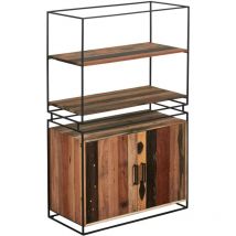Pier Import - Vaisselier bois 2 portes bois recyclé sampan