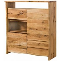Buffet 131x45 Chêne sauvage huilé Bois naturel pure oak 703