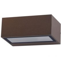 Applique led da parete mod. Valencia colore corten