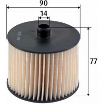 Kraftstofffilter 587915 – für Peugeot 407 – 15mm, 90mm, 76mm – Valeo