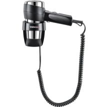 Valera Action Super Plus 1600 Black Asciugacapelli Con Supporto Murale Per Alberghi E Strutture Ricettive
