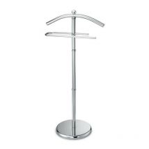Valet de nuit metal couleur argent