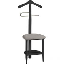 Herdasa - Valet de Chambre, modèle Sedie, noir.
