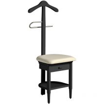 Herdasa - Valet de Chambre, modèle Stanza, noir.