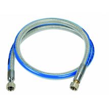 Tubo per gas metano in acciaio inox validità illimitata. garanzia a vita, sicurezza Gazinox da 1,5 m Gazinox