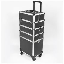 Bodyline Health And Massage - Valise de maquillage pour esthétique modulable 3 étages 4 roues Aldeb