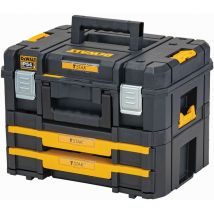 Dewalt - DWST83395-1 - combo: valise polyvalente IP54 tstak + double tstak
