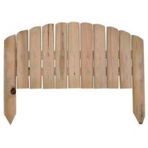 Verdelook - Valla de madera arqueada de 54 x 47 cm para plantas Vampiro