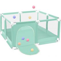 Augienb - Valla para parque 128 x 66 cm verde navidad ins-7882 Hasaki