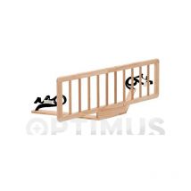 Jewe - valla seguridad infantil para cama maya 100X39 cm madera natural - 49280