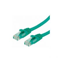 Valore cavo ethernet cat6a utp cu verde 1m