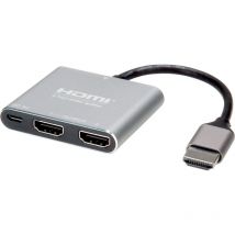 Nilox - Value 14.99.3585 Répartiteur hdmi 3840 x 2160 pixels argent Y152472