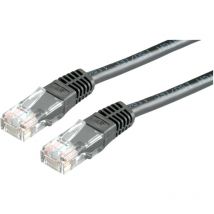 ITB - Value 21.99.1535 RJ45 Netzwerkkabel, Patchkabel cat 6 u/utp 1.00 m Schwarz 1 St.