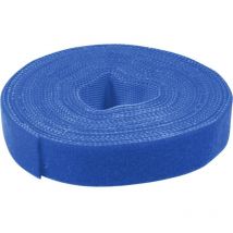 Valueline - Value 25.99.5254 Bande auto-agrippante pour grouper partie velours, partie velours et partie agrippante, partie crochets (l x l) 25 m x