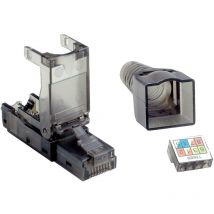 26.99.0372 Fiche RJ-45 cat. 6A (classe ea), utp 26.99.0372 transparent 1 pc(s) S307432 - Value