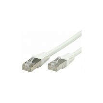 Cat6 s/ftp cu câble ethernet blanc 1m - Value