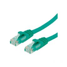 Cordon lan Cat 6 Component Level Câble réseau utp Ethernet avec connecteur RJ45 vert 3 m (21.99.1053) - Value