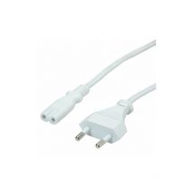 Câble d'alimentation euro type c à c7. blanc. 1.8m - Value