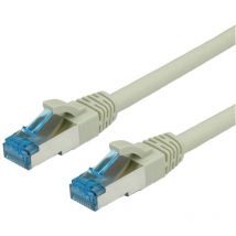 ITB - Value 21.99.0865 RJ45 Câble réseau, câble patch cat 6a s/ftp 5.00 m gris 1 pc(s) S307582