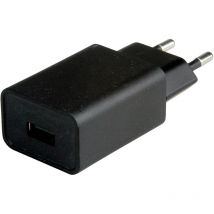 Valueline - Value usb Charger usb Ladegerät 12 w 1x usb-a Schwarz Innenbereich