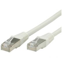Value 21.99.0102 RJ45 Câble réseau, câble patch cat 5e f/utp 2.00 m gris 1 pc(s) S340492