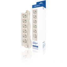 Valueline - VLES630F001WH Multiprise 6 prises 3,00 m Blanc