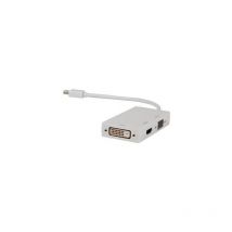 Valueline - VLMP37465W0.20 adaptateur de cable de video 0.2 m Mini DisplayPort vga + hdmi + dvi White