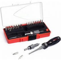 Valuemax - Jeu de Tournevis Magnétiques 40 en 1, Tournevis de Précision Multifonction avec 35 Embouts Pour la Réparation de Smartphones, Consoles,