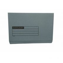Valuex - Document Wallet Full Flap Foolscap 270gsm Blue (Pack 50) 45413DENT