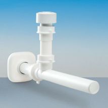 Lira Spa - Valve automatique anti-gargouillement Pour lavabo Glu-Glu stop cucina lira 1510 blanc