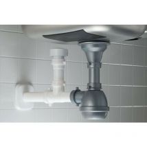 Lira Spa - Valve automatique anti-gargouillement Pour les éviers de cuisine Glu-Glu stop cucina lira 1500 blanc - Ø50