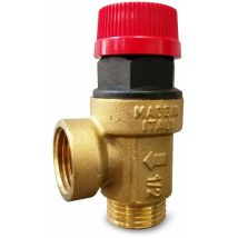 Energy Duegi - Valve de sécurité, limiteur de pression à membrane 1/2' mf - 7 bar