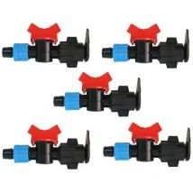 Gncgarden - Valve Layflat pour ruban d'irrigation goutte à goutte 16mm. Paquet de 5 unités. Offre exclusive