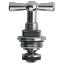 Valve robinet chromé 3/4" – Tête de robinet – Filetage plomberie, Largeur, Longueur, Configuration raccord – SANITOP Wingenroth