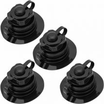 Valves Boston 4 pièces, Valve d'air universelle unidirectionnelle pour bateaux gonflables, radeaux, kayaks, piscines, bateaux, matelas pneumatiques,