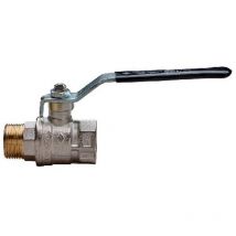 Valvola a sfera a passaggio totale mf leva acciaio Misura: 1/2' dn 15 pn 50