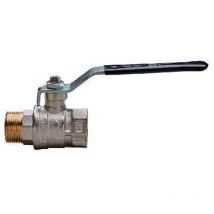 RB - valvola a sfera a passaggio totale mf leva acciaio